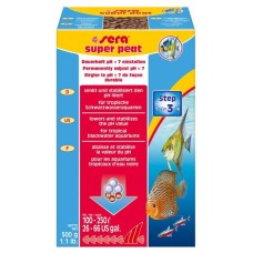Sera Super Peat - създава леко кисела среда в аквариума, особена подходяща за някои риби като дискуси, барбуси, сомчета и др 500 гр.